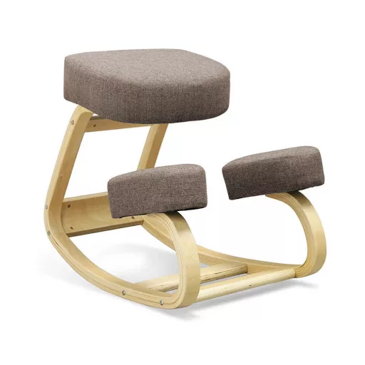 Sedia da ginocchio ergonomica che migliora l'equilibrio - Marrone