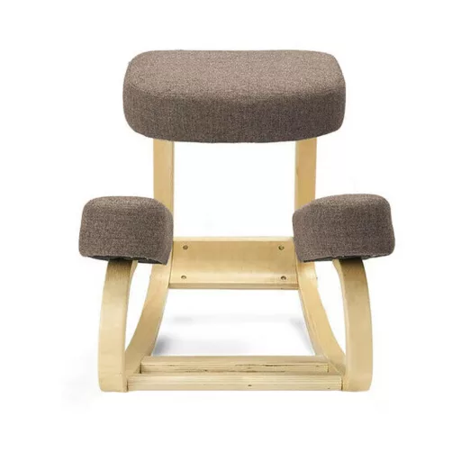 Sedia da ginocchio ergonomica che migliora l'equilibrio - Marrone