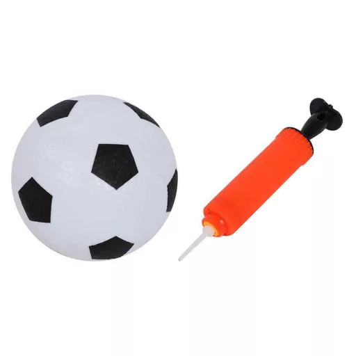 Set di porte da calcio portatili 2-in-1 con pallone e pompa - Dimensioni regolabili per divertimento all'aperto