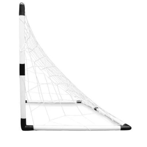 Set di porte da calcio portatili 2-in-1 con pallone e pompa - Dimensioni regolabili per divertimento all'aperto