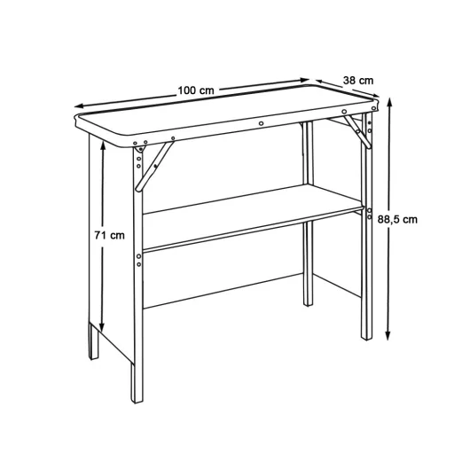 Bancone bar pieghevole portatile con copertura rimovibile per uso interno ed esterno