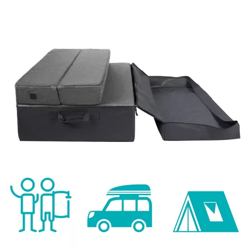 Materasso pieghevole portatile con borsa - 100x190x10 cm, ideale per ospiti e viaggi