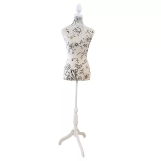   Manichino regolabile con copertura in poliestere e base in MDF per cucito e design della moda