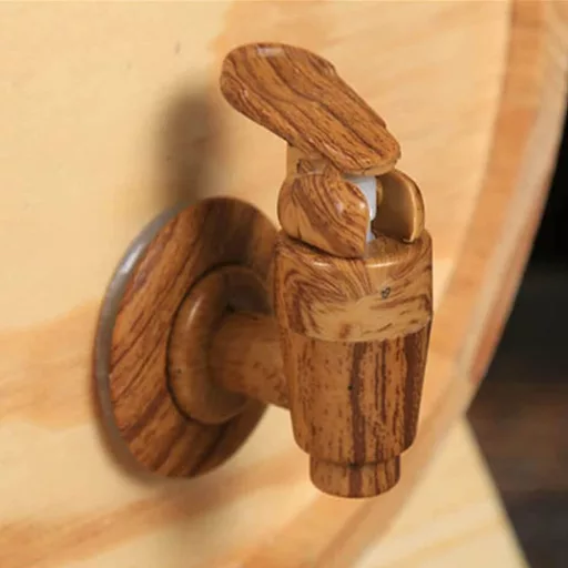 Barile in rovere da 5 litri con rubinetto per una conservazione elegante delle bevande