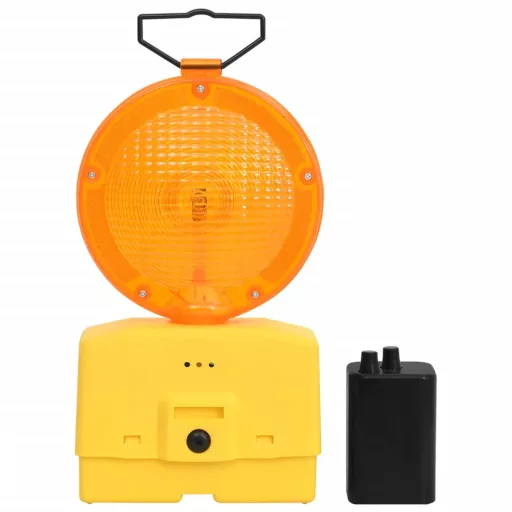 Luci di avviso stradale a batteria - 4 pezzi, resistenti alle intemperie, alta visibilità