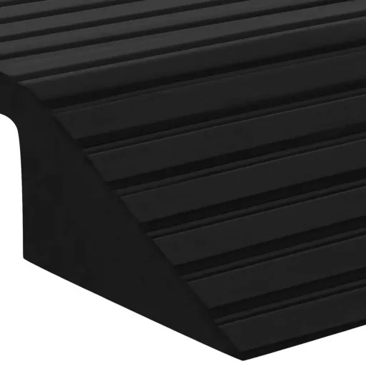 Rampe di soglia in gomma resistente - Capacità di carico di 2000 kg, design antiscivolo