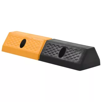   Set di paraurti da parcheggio in gomma durevole - Resistente alle intemperie, Antiscivolo, Capacità di 2 tonnellate