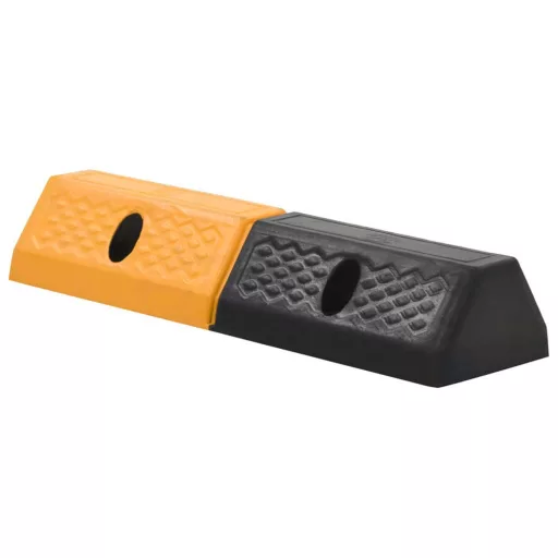 Set di paraurti da parcheggio in gomma durevole - Resistente alle intemperie, Antiscivolo, Capacità di 2 tonnellate