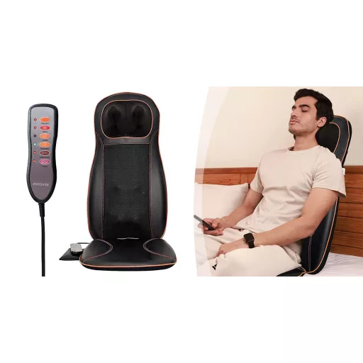 Cuscino da massaggio Shiatsu con funzioni di riscaldamento e vibrazione