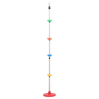  Corda da arrampicata e altalena 2-in-1 per bambini - Capacità di 100 kg, sedile antiscivolo