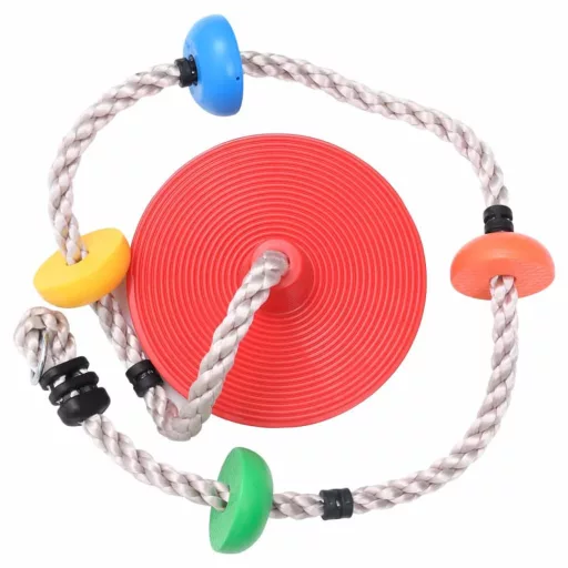 Corda da arrampicata e altalena 2-in-1 per bambini - Capacità di 100 kg, sedile antiscivolo