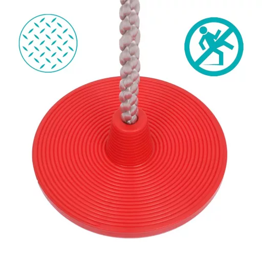 Corda da arrampicata e altalena 2-in-1 per bambini - Capacità di 100 kg, sedile antiscivolo