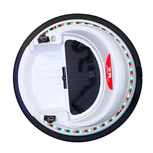 Auto da scontro elettrica per bambini con telecomando, rotazione a 360°, cintura di sicurezza e 200 palline