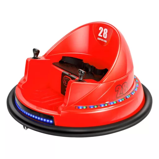 Macchinina elettrica per bambini con telecomando e 200 palline colorate - Divertimento rotante a 360°