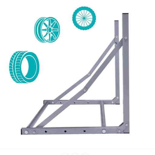 Supporto per pneumatici da parete - Capacità di 136 kg, Design regolabile