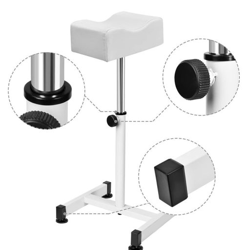 Poggiapiedi regolabile per pedicure con design ergonomico - Altezza 47-80 cm