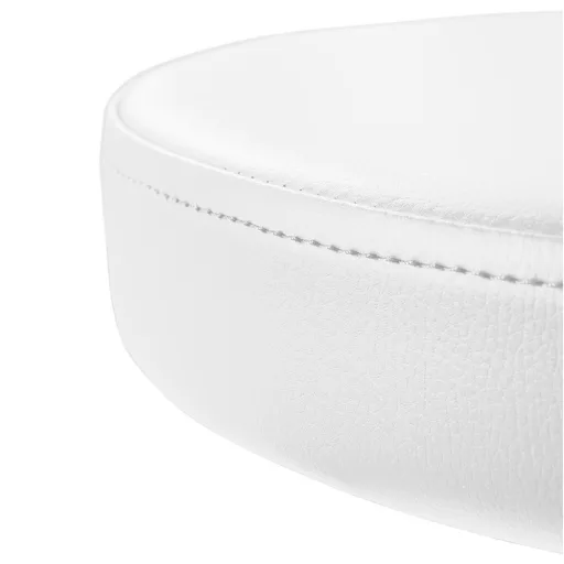 Sedia cosmetica ergonomica regolabile in altezza con schienale - disponibile in nero e bianco