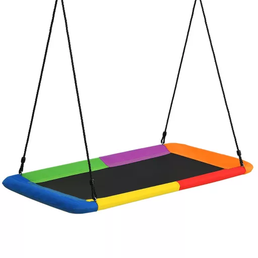 Amaca a nido sospesa 150x80 cm con corda regolabile, capacità 150 kg