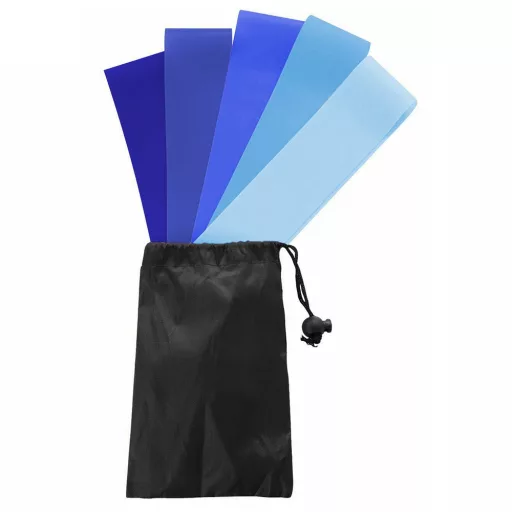 Set di bande di resistenza da 5 pezzi per fitness domestico - Diverse forze