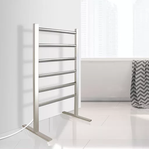 Scaldasalviette Elettrico - Montato a Muro, Asciugatura Rapida, Classe IP44