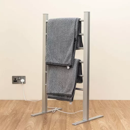 Scaldasalviette Elettrico - Montato a Muro, Asciugatura Rapida, Classe IP44