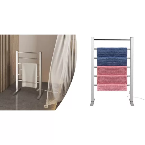 Scaldasalviette Elettrico - Montato a Muro, Asciugatura Rapida, Classe IP44