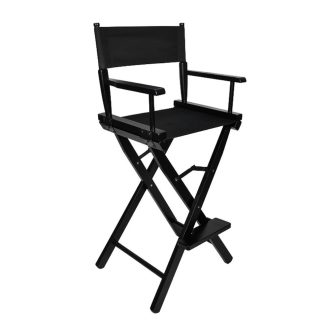   Sedia da trucco pieghevole con struttura in legno e design ergonomico