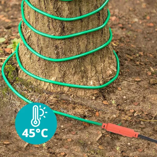 Cavo riscaldante da giardino per piante 20m - 120W, impermeabile, uso interno/esterno