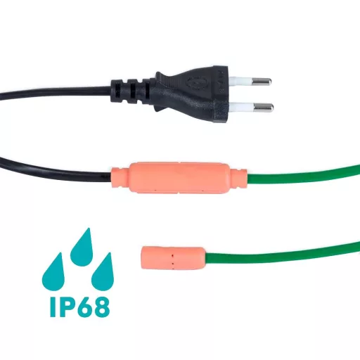 Cavo riscaldante da giardino per piante 20m - 120W, impermeabile, uso interno/esterno