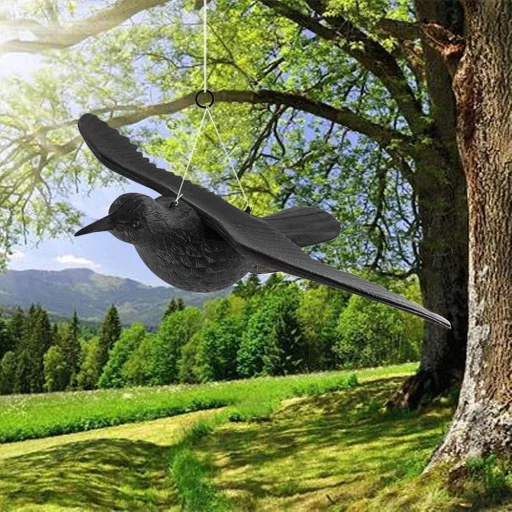 Spaventapasseri Appeso per Uccelli - Design Predatore Impermeabile per Balcone, Giardino e Terrazza