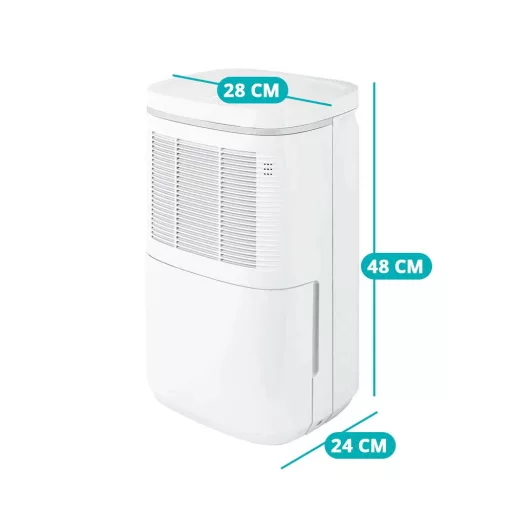 Deumidificatore con Display LED e Capacità del Serbatoio di 2,2L per Stanze fino a 25m²