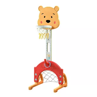   Set sportivo per bambini 4 in 1 con altezza regolabile - Basket, Calcio, Golf, Lancio degli anelli