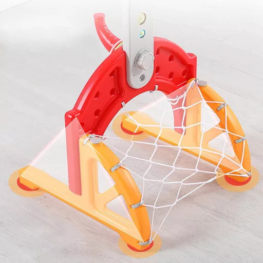 Set sportivo per bambini 4 in 1 con altezza regolabile - Basket, Calcio, Golf, Lancio degli anelli