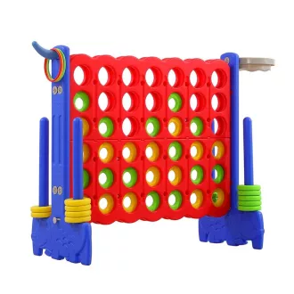   Gioco del Tris Gigante - Divertimento Interattivo per Famiglie con Pezzi Oversize