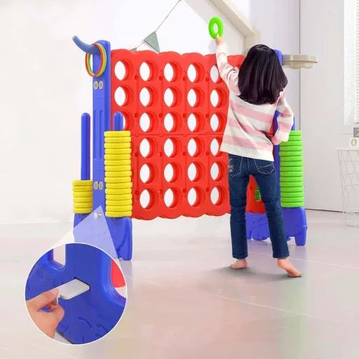 Gioco del Tris Gigante - Divertimento Interattivo per Famiglie con Pezzi Oversize
