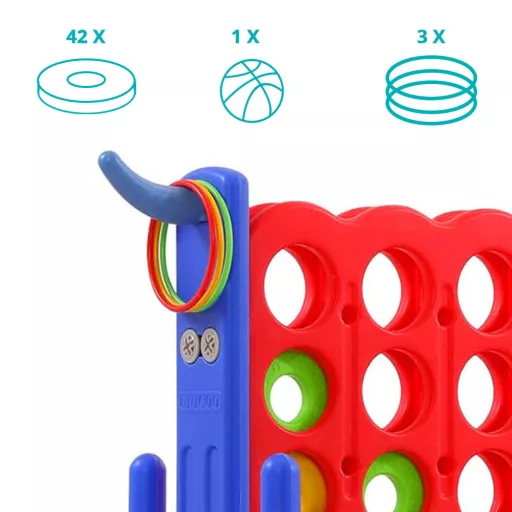 Gioco del Tris Gigante - Divertimento Interattivo per Famiglie con Pezzi Oversize