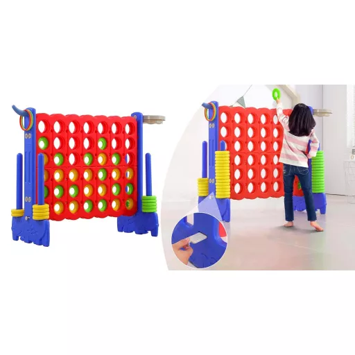 Gioco del Tris Gigante - Divertimento Interattivo per Famiglie con Pezzi Oversize