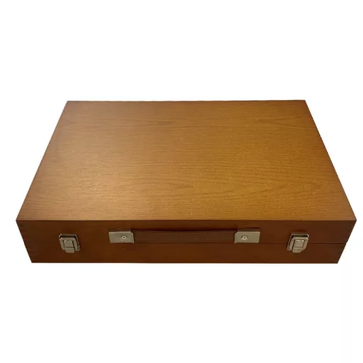 Set di pittura e disegno premium da 174 pezzi in elegante scatola di legno