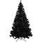 Albero di Natale artificiale nero 150 cm con 415 rami - Design elegante e moderno