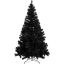 Albero di Natale artificiale nero 150 cm con 415 rami - Design elegante e moderno
