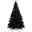 Albero di Natale artificiale nero 180 cm con 708 rami - Design elegante e moderno
