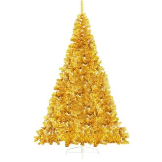   Albero di Natale dorato, 210 cm - Decorazione festiva elegante e durevole
