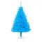 Albero di Natale artificiale blu 120 cm con 230 rami - Decorazione moderna e unica