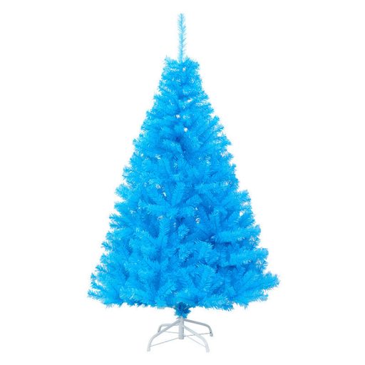 Albero di Natale artificiale blu 180 cm con 708 rami - Decorazione natalizia unica