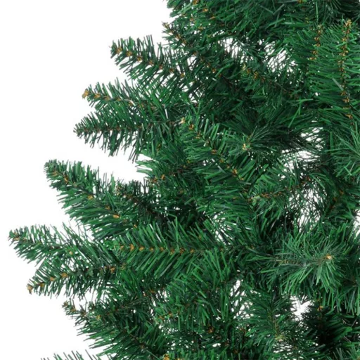 Albero di Natale a metà 210 cm con 500 rami e luci LED