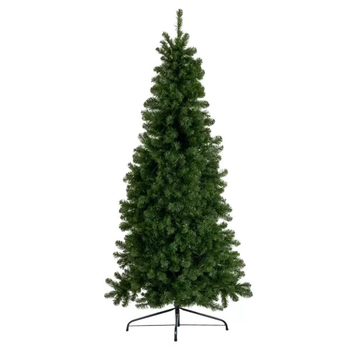 Albero di Natale a metà con luci LED, 150 cm, design salvaspazio