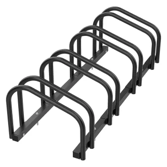   Portabici da esterno per 4 biciclette - Design in metallo stabile, montabile a parete e a terra