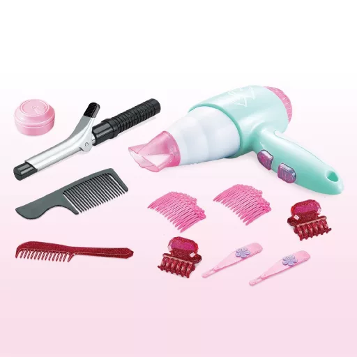 Set da tavolo da trucco interattivo da 32 pezzi per bambini - Blu e Rosa con Musica e Luci