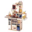 Set da cucina giocattolo marrone da 72 pezzi con accessori da cucina