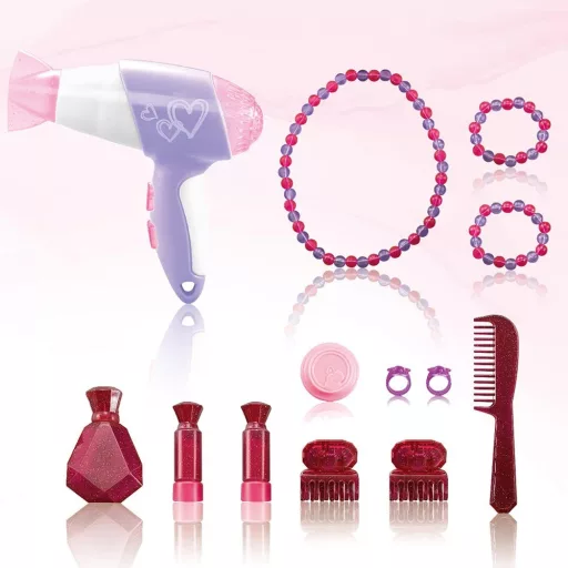 Tavolo da trucco interattivo con luci e accessori per bambini